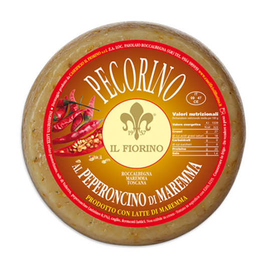 Pecorino with Chilli 0.9 Kg - Artisan Italian