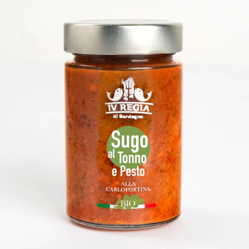 Organic Tuna & Pesto Sauce 200g | IV Regia Sardinia - Artisan Italian