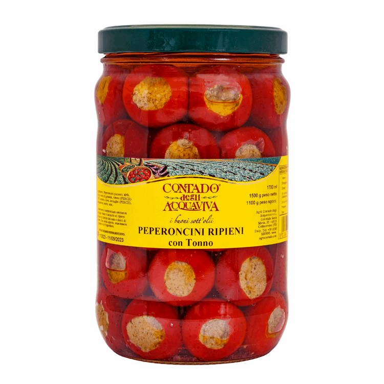 Cherry Peppers with Tuna 1.5KG - Artisan Italian