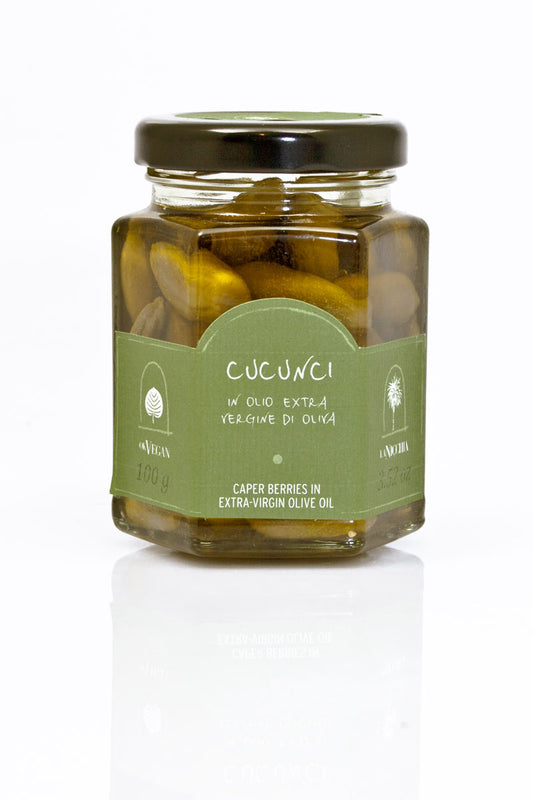 Capers Cucunci (Capers Berries) Olive Oil 100g | La Nicchia