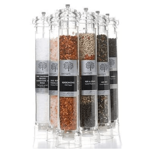 Black Truffle Salt | Ceramic Grinder | 600g - Artisan Italian