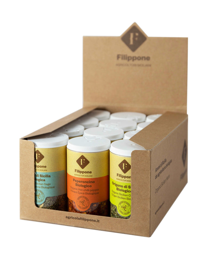 Filippone Organic Dry Herbs 20g Jars