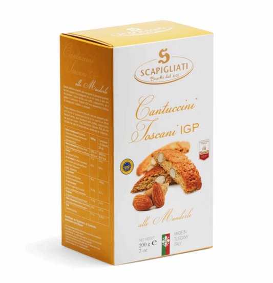 Cantuccini Toscani IGP Almond Box 200g Scapigliati