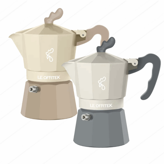 Moka Espresso Coffee Maker |  3 Cups | Black/Brown - Artisan Italian