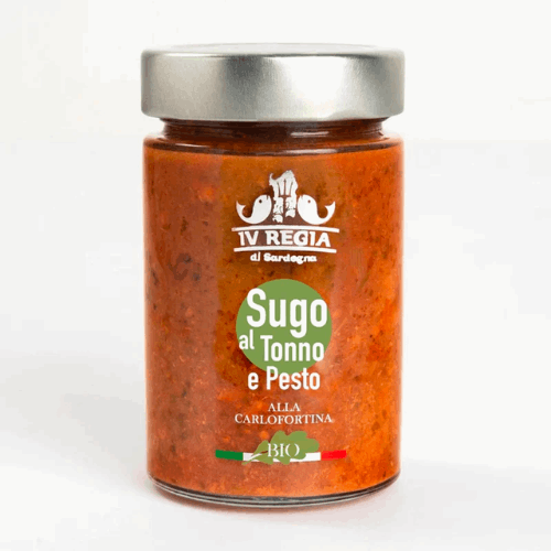 Organic Tuna & Pesto Sauce 200g | IV Regia Sardinia - Artisan Italian