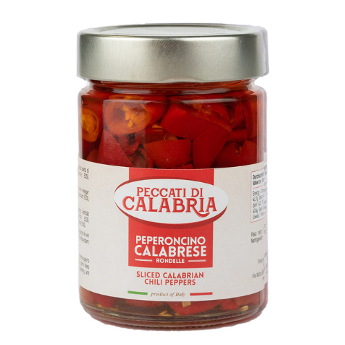 Sliced Chilli Peppers 280g - Artisan Italian